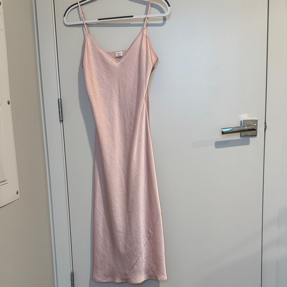 Wilfred Pink Midi Dress